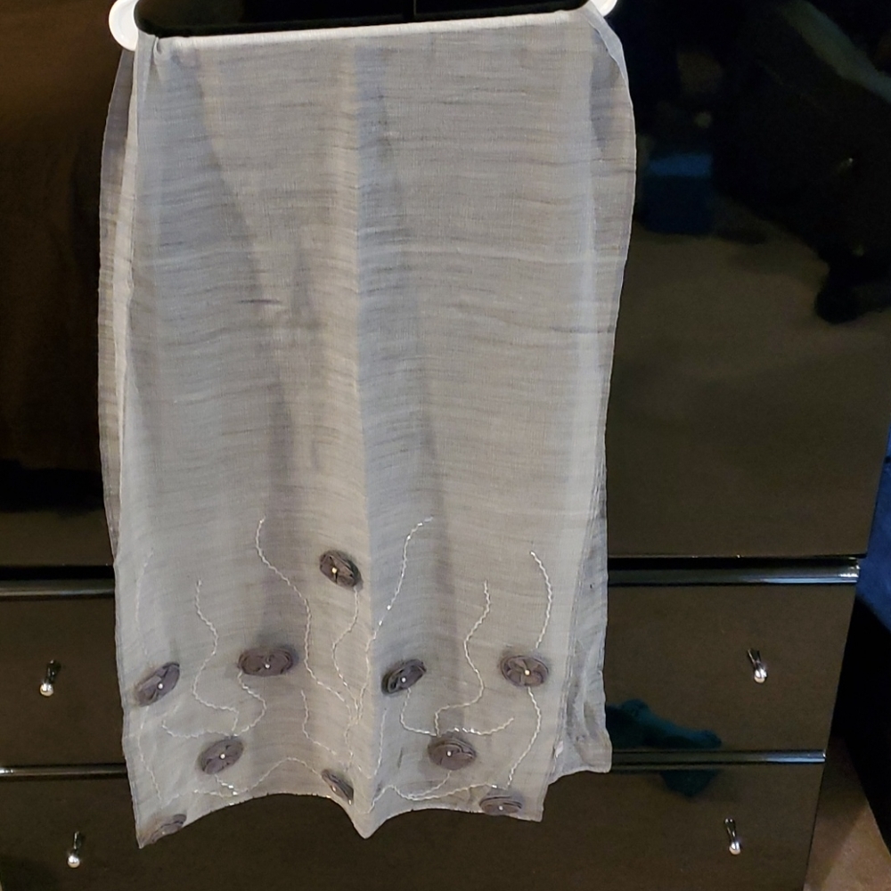 Vintage gray scarf